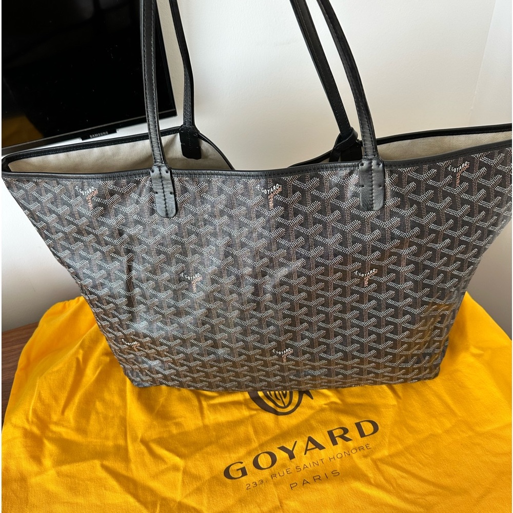 Black Goyard St. Louis GM Tote.